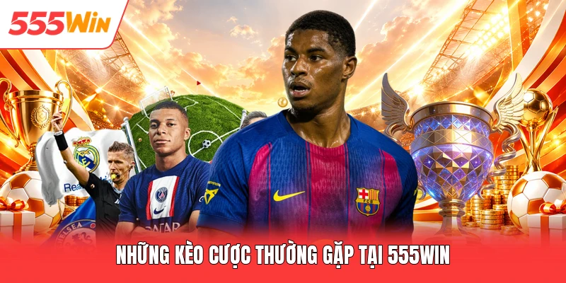 Những kèo cược thường gặp tại 555win